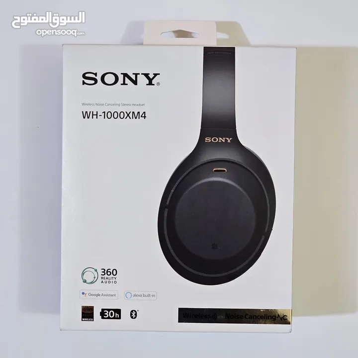 سماعات سوني SONY WH-1000XM4 مستعملة قليل نضافة 99%