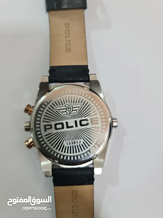Police Men's Stainless Steel Quartz Watch with Leather Strap-PLU 15381JSTR/03
