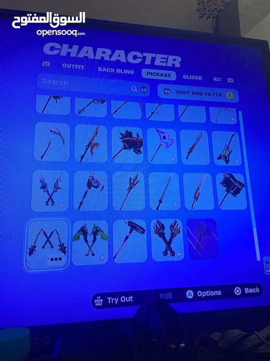بيع حساب فورت نايت ب 170