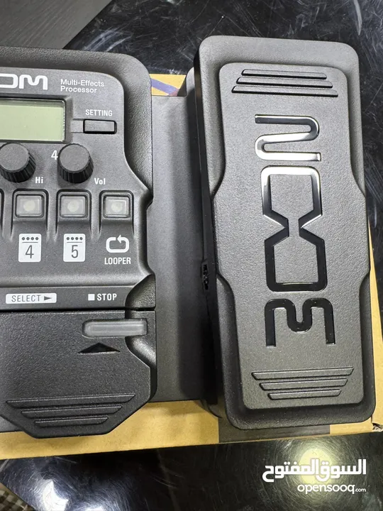 ‏Zoom G1X Four Multi Effects Processor with Expression Pedal