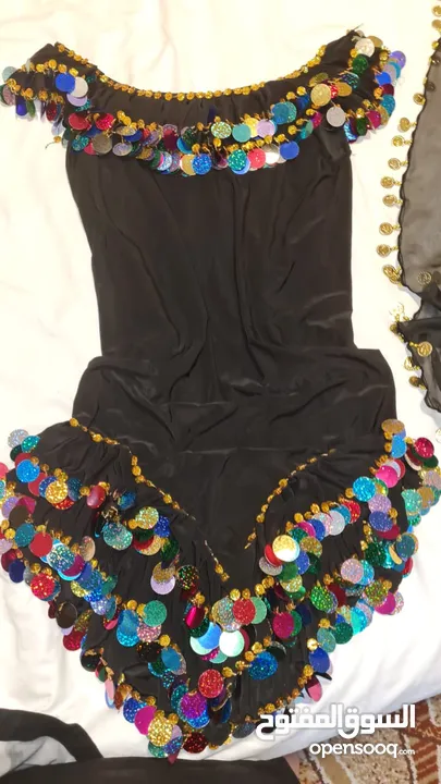 belly dance dress + accessories