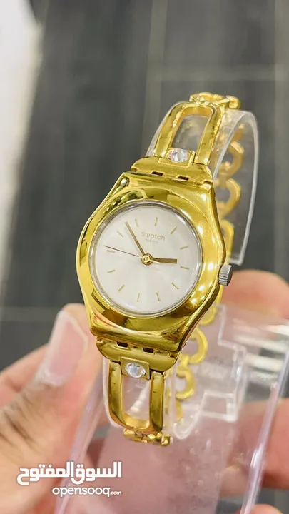 3 ساعات سواتش سويسري Swatch swiss الساعات بحالة الوكالة بدون علبة وكفالة شغالات 100‎%‎