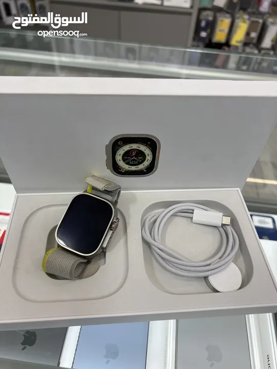 Apple watch ultra 1 used ساعة ابل مستخدمة وكالة بحالة ممتازة بدون أي خدوش