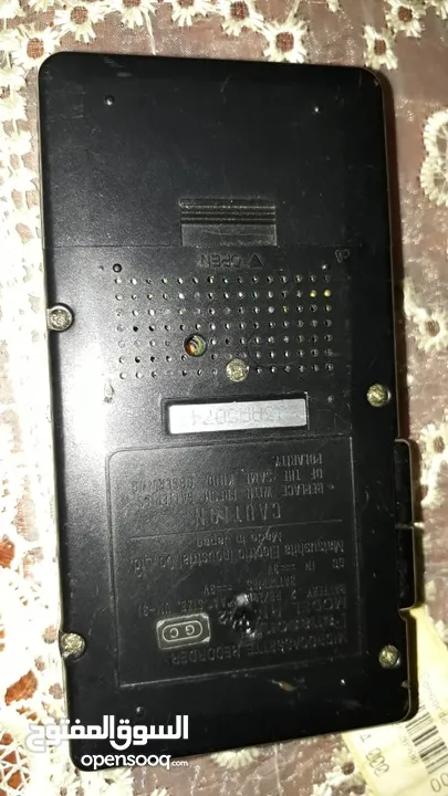 جهاز تسجيل بناسونيك ياباني   بحجم صغير بوزن 80جرام يستعمله الصحفين بناسونيك شريط كاسيت حجم كبريته