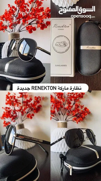 نظارة شمسية فخمة جديدة ماركة (RENEKTON)