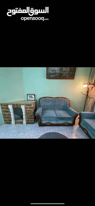 شقه مفروش للايجار ام الشرايط قرب المدرسه التركيه