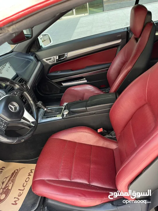 للبيع مرسيدس E250 كشف بحالة ممتازة لون ابيض لؤلؤي فحص كامل