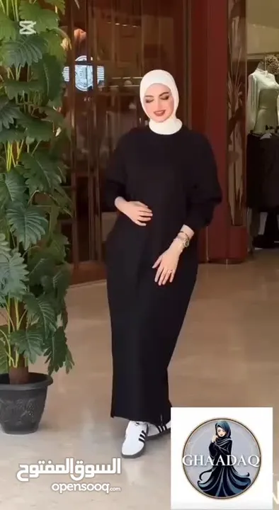 بيسك ستاتي من أجمل الخامات الروز كريب  مقاس 1.2.3 لوزن 100 سكني كحلي خمري اسود  فري