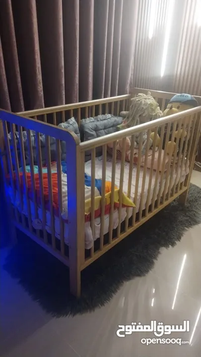 سرير اطفال من ايكيا : اثاث وغرف نوم اطفال مستعمل : بغداد الدورة (225107818)