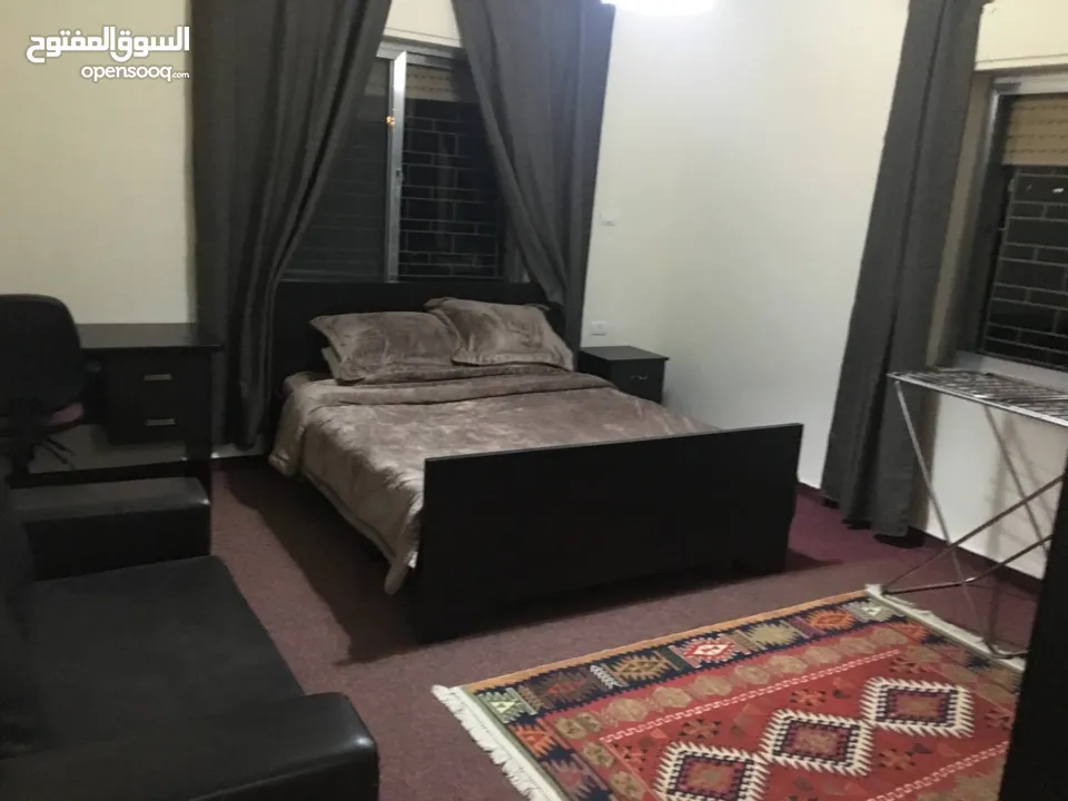 استوديو مفروش للايجار في رام الله قرب بنك الاردن ومسجد جمال عبد الناصر