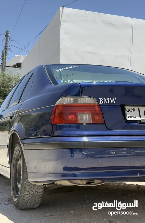 Bmw 525 1998 ماتورها  cc2500 السياره تصلح للعفائات الكبيره