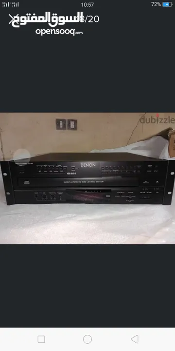 5. DVD changer.  مشغل 5 دي في دي ماركة دينون ياباني اصلي جديد بالكرتونة