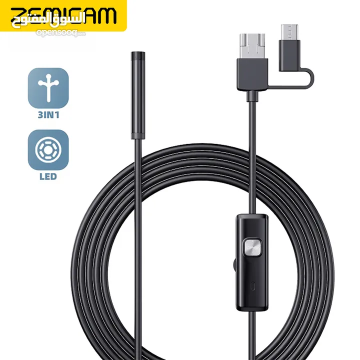 3 in 1 type-c & android & pc endoscope
