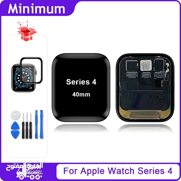 ‏LCD Apple watch Series 4 (40mm) شاشة ساعة ايفون الاصلية