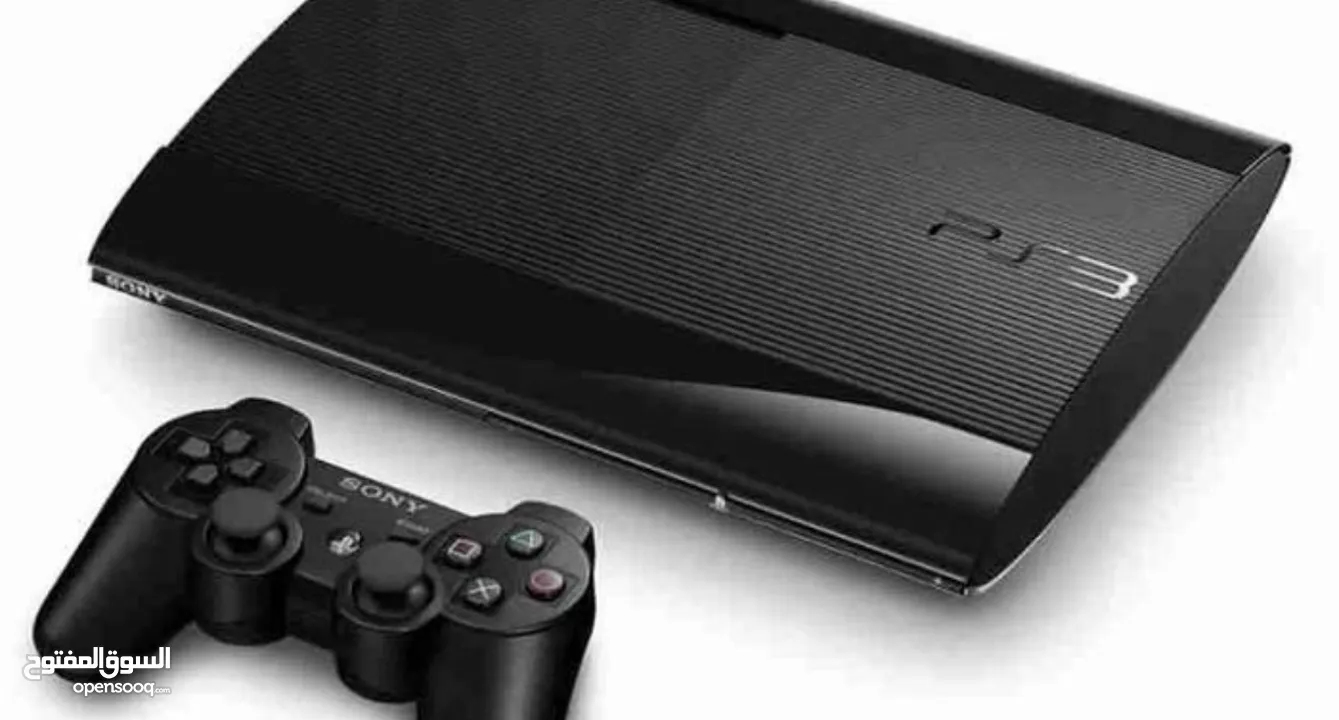 PlayStation 3بلايستيشن3 مهكره بها مكتبة العاب وثلاث العاب من اختيارك.