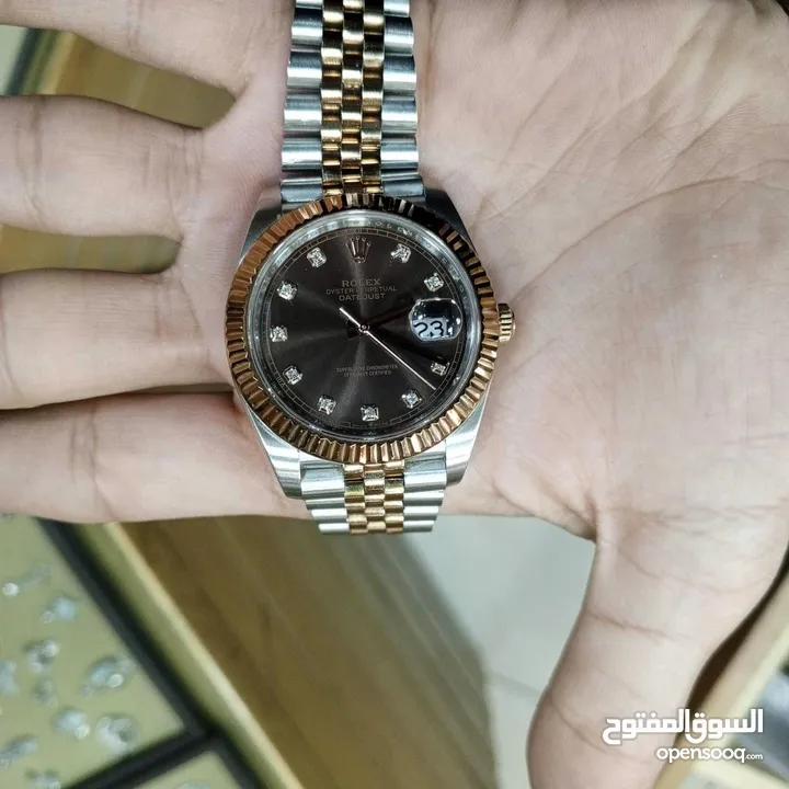 rolex datejust 41mm chocolate super clone