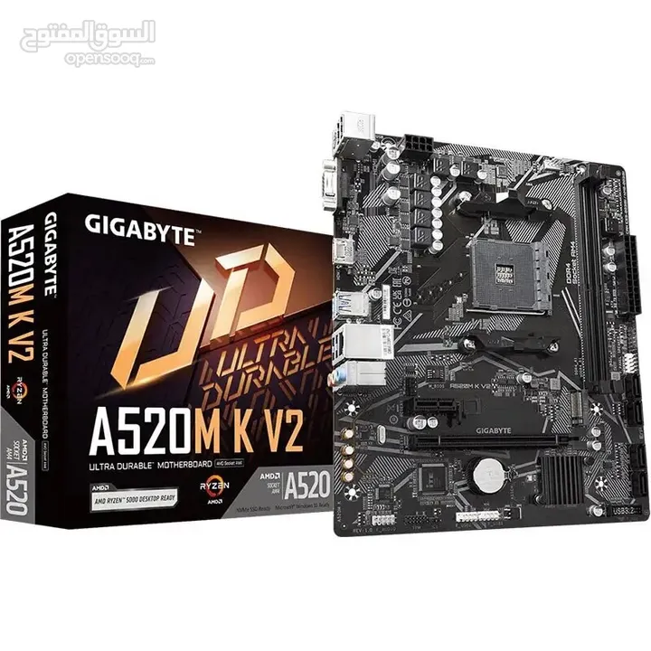 GIGABYTE A520M DDR4 support Ryzen 7 and 5 5600x