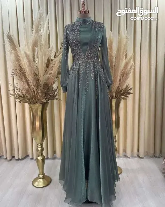 فساتين للمناسبات للمحجبات يوجد الوان وعدة مقاسات
