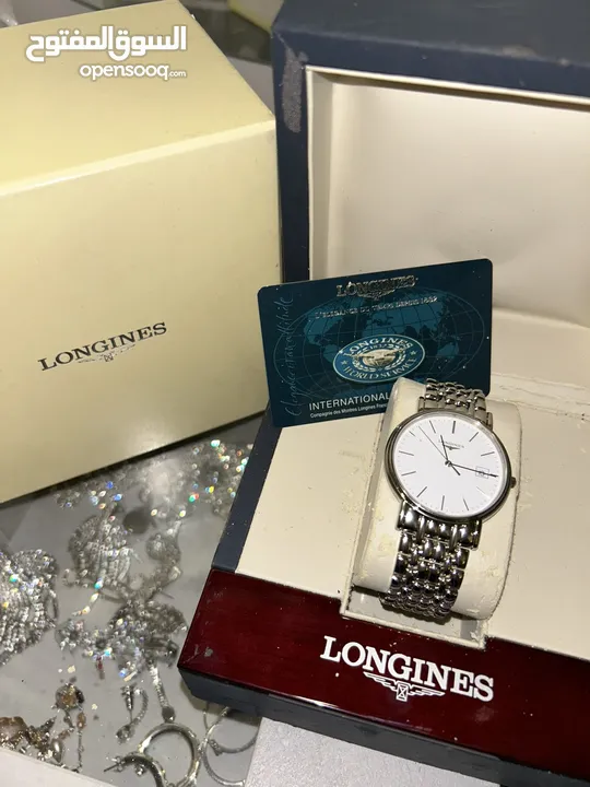 ساعة يد رجالية لونجينز longines جديدة