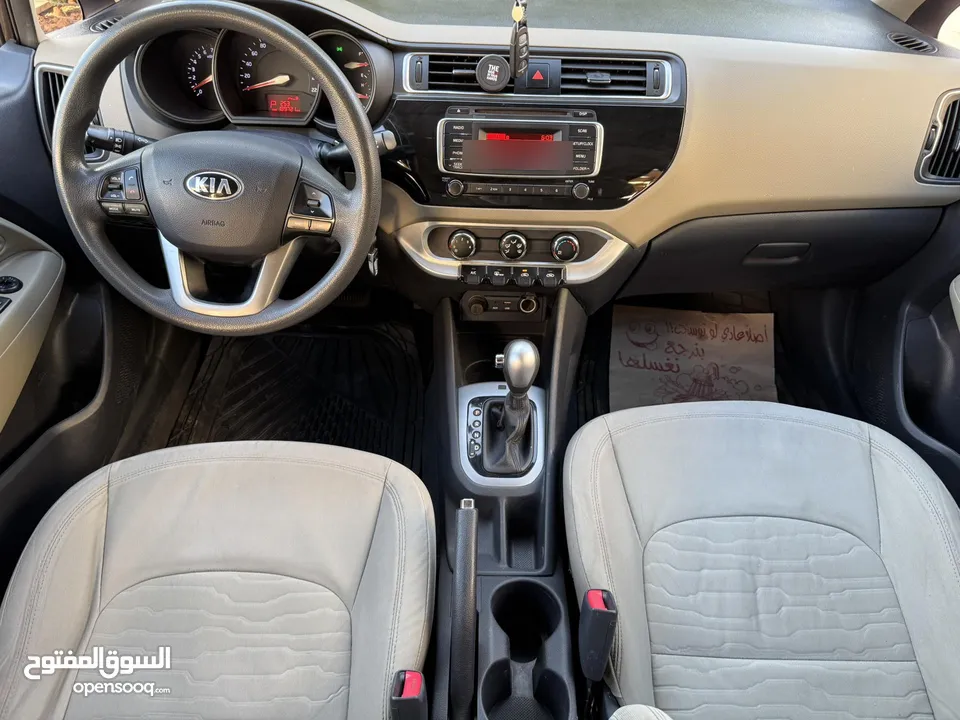 كيا ريو kia rio جيد 7 موديل 2016