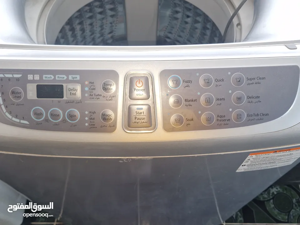 غسالات عدد 2 نوع سامسونج بحالة الجديد باب علوي