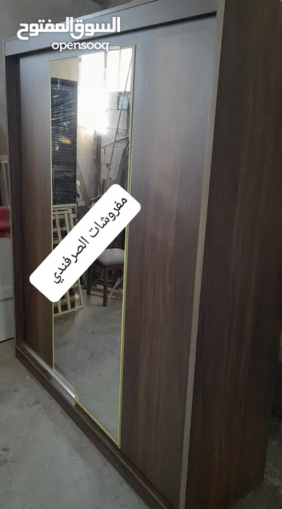 خزائن ملابس خشب لامنيت 18م الون حسب الطلب مقاس الخزائن عرض 160  ارتفاع 200