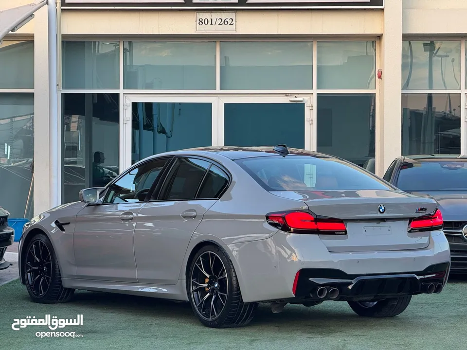 BMW M5 Competition   2021 Perfect condition Korean specs Full option  Full carbon fiber