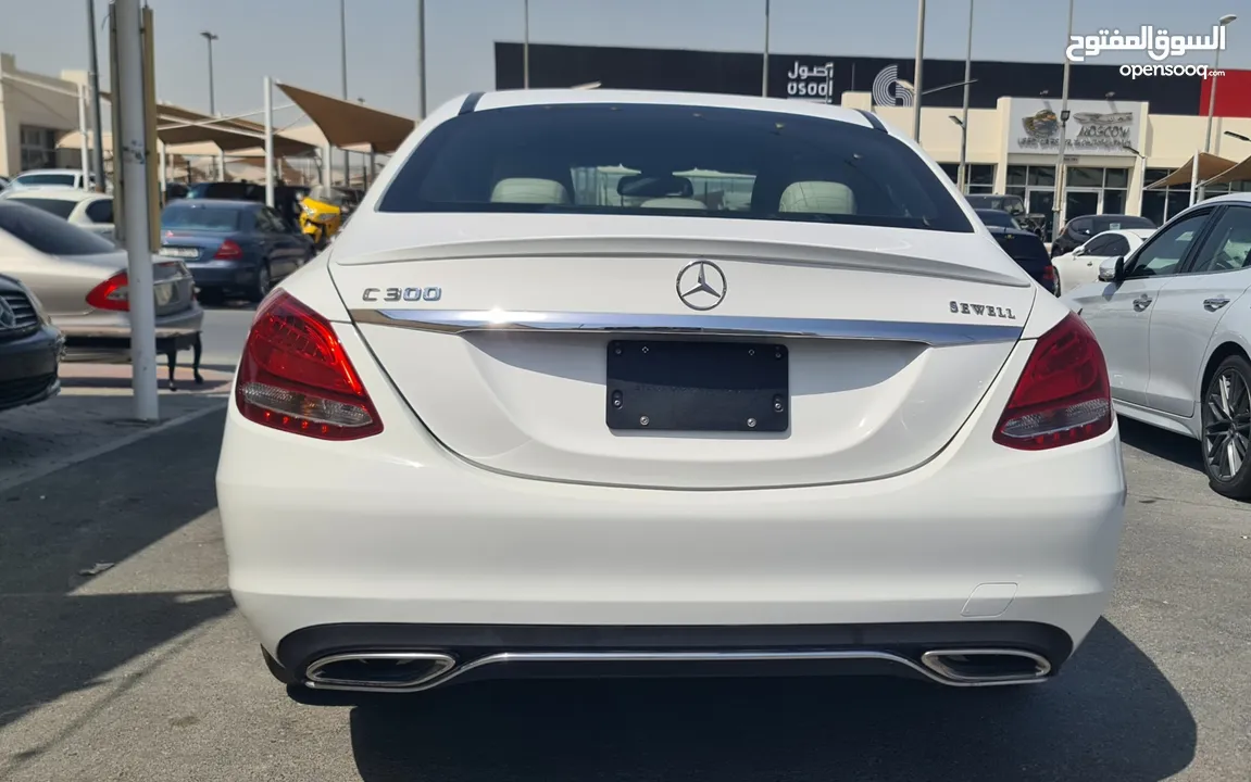 مرسيدس بنز C300 AMG موديل 2018 بحالة ممتازة