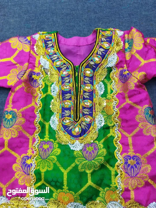 Omani dress for kids with Sarwar......فستان عماني للأطفال مع سروار ....تحقق من الوصف الخاص بي للقياس