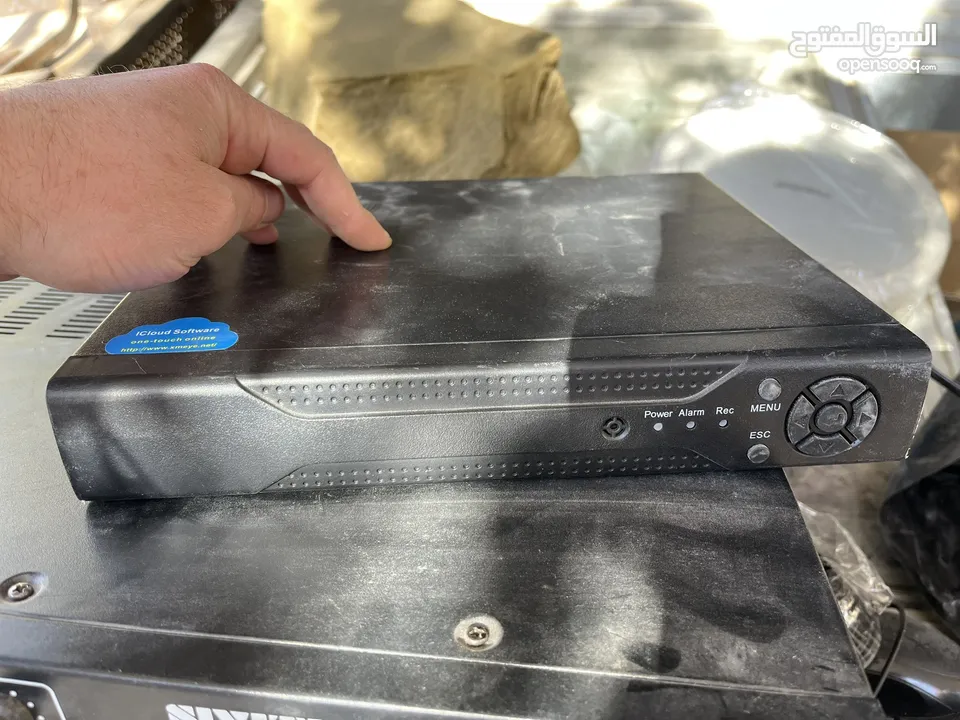 Dave 8 كاميرات  جهاز صوت امبلي فير سماعة سقف  عدد 8  محول للكاميرا 12v 200w السعر 70 دينار