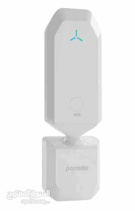 مقوي شبكة واير سي  (PORODO 2.4GHz WIFI SIGNAL EXTENDER)