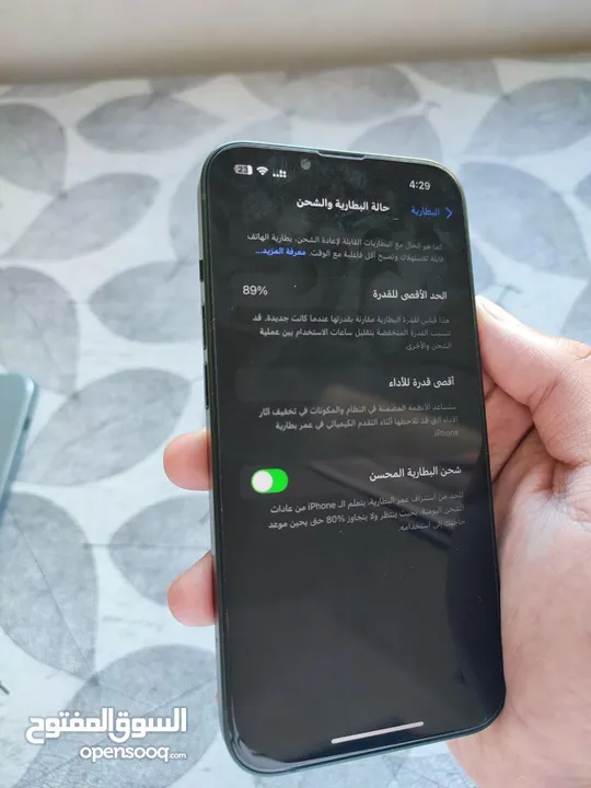 ايفون13 شبه جديد استعمال خفيف