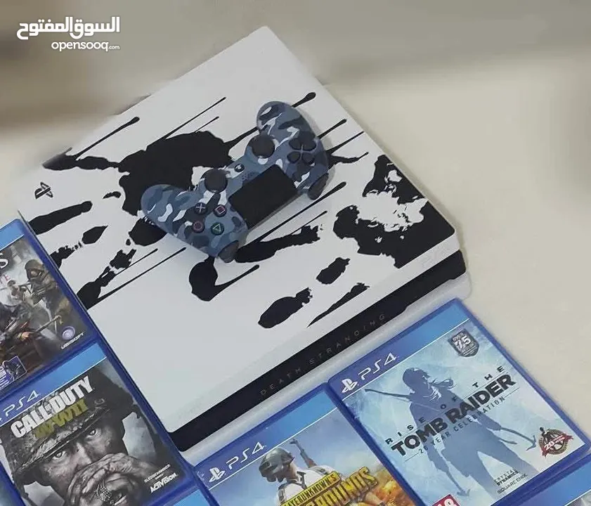 للبيع جهاز  PS4 Pro – نسخة نادرة ومميزة Death stranding