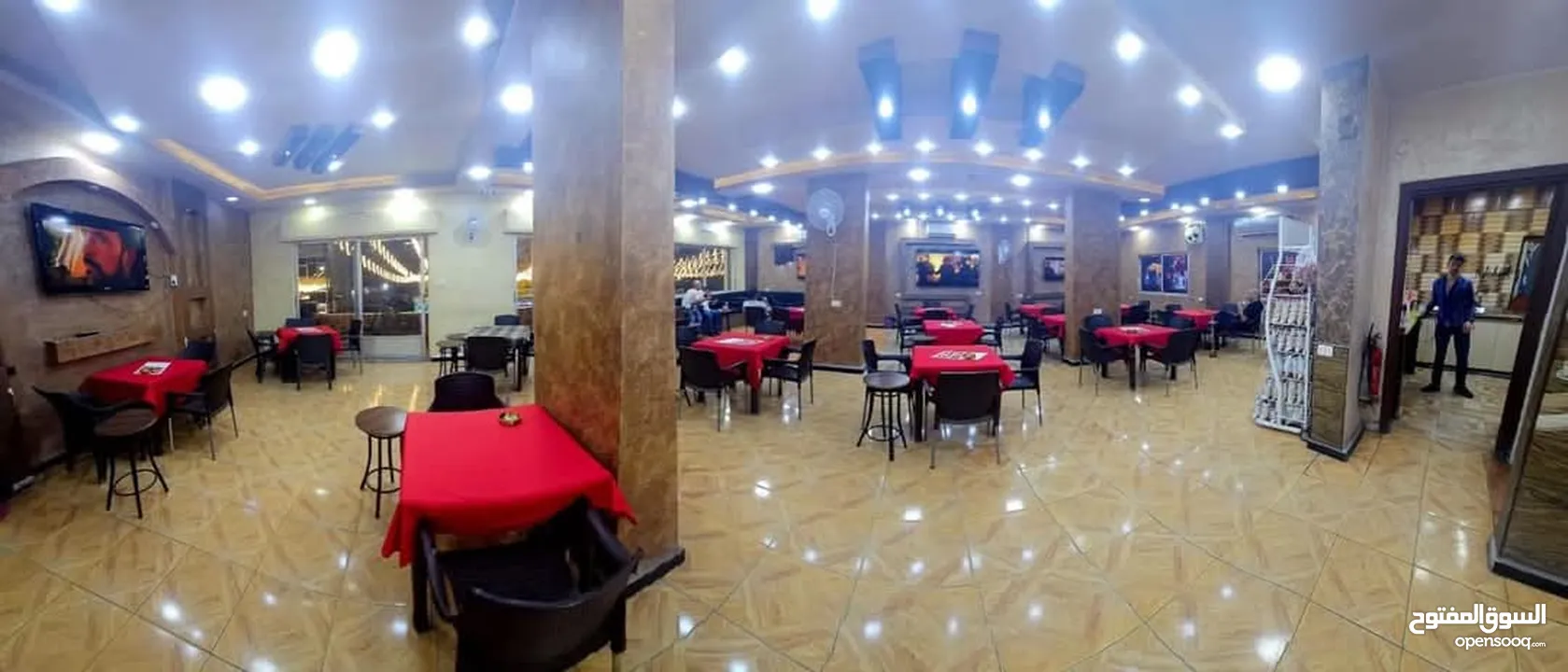مقهى شعبي  للبيع مع جميع معداتو