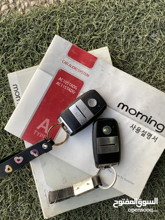كيا مورنينج 2016 بحالة وكالة عداد قليل فحص نخب فل إضافات بدون فتحة