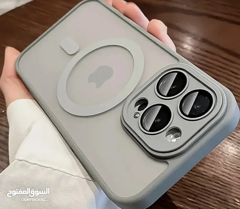 كفر فاخر شفاف صدمات لأيفون13–16 العادي  يدعم الشحن اللاسلكي و فقط