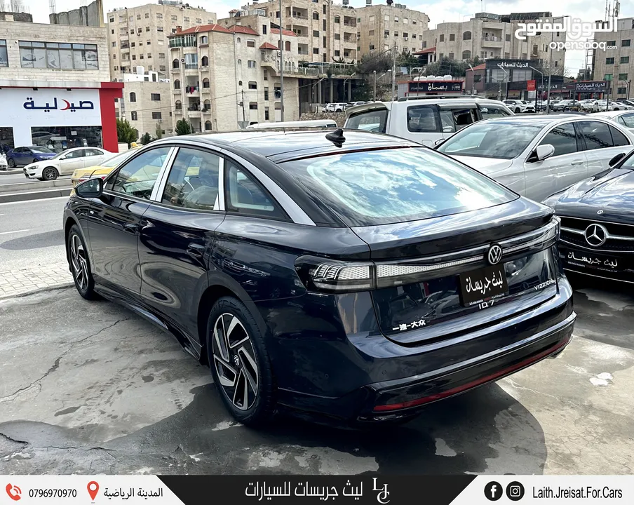 فولكسفاجن ID7 برو الكهربائية بالكامل 2023 Volkswagen ID7 VIZZION PRO EV