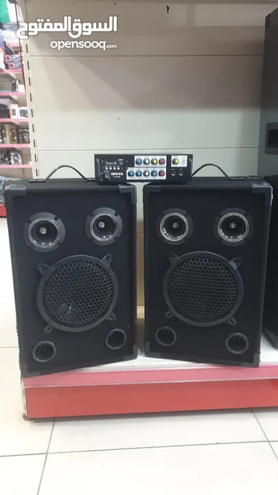 سماعات DJ بوكس مع امبلفير خارجي