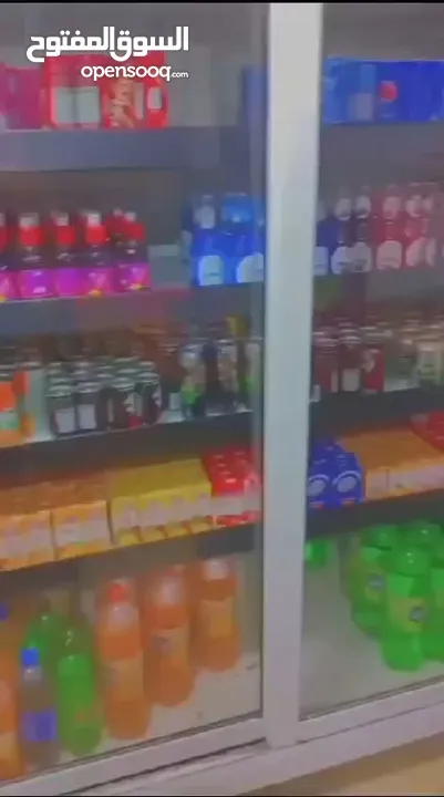 ثلاجه محلات كبيره عباره عن وكاله للبيع  ثلاجه شغل محلات