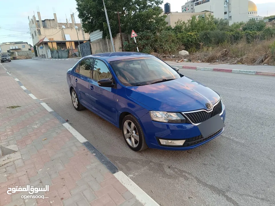 سكودا رابيد اتماتك 1400 تيربو 2019 بنزين بسعر حرق 56000 البدل وارد