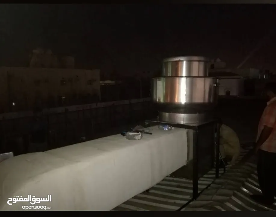 Stainless steel commercial kitchen equipment & exhaust Duct