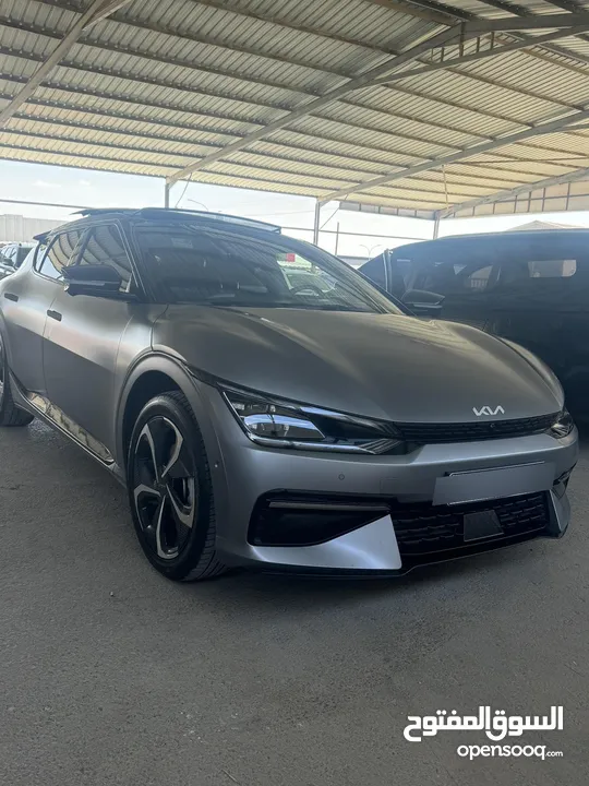 كيا EV6 GT LINE 2022 استخدام شخصي فحص كامل فل اعلى صنف جميع الموصفات وارد كوري لون خارجي وداخلي مميز