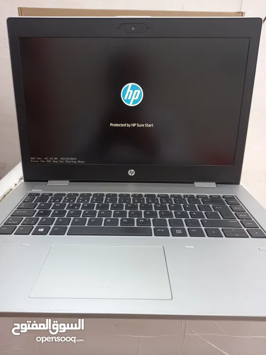 لابتوب hp المعالج amd ryzen 3pro .الهارد 256  ssd الرام 8