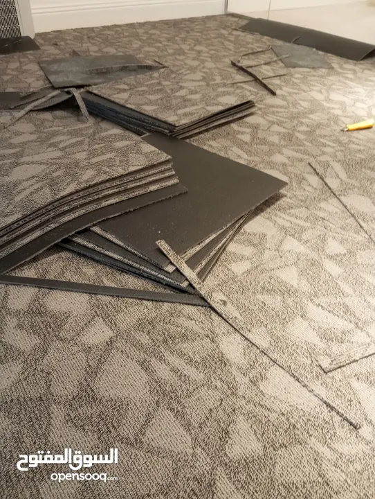office tiles carpet heavy duty
