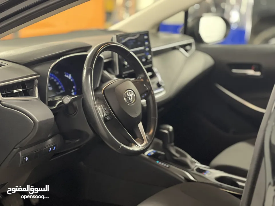 Toyota Corolla Hybrid 2019 ممشى قليل بحالة الوكالة