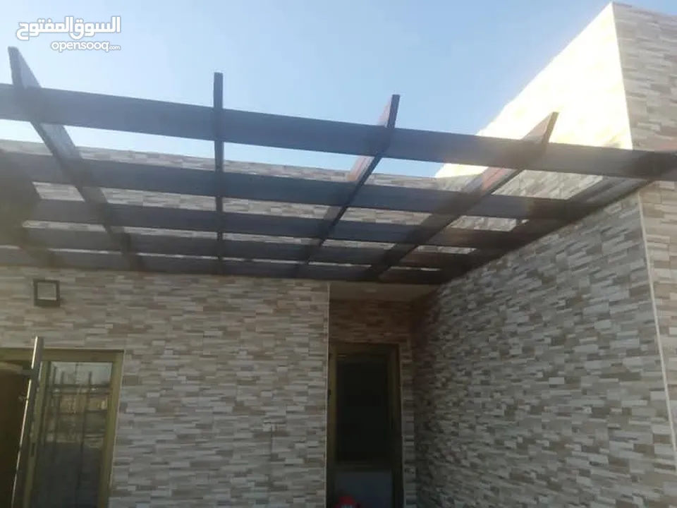 تفصيل تركيب مضلات برجولا شرعات معرشات سدد مضلات شراعيه  دربزينات اسوار ساندوتش بنل  لقسان  شوادر