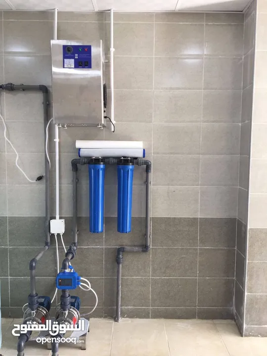للإستثمار محطة مياه صحية للبيع بكامل اجهزتها والمعدات / هندي ايطالي/ تركيب شركة المهندسون العرب