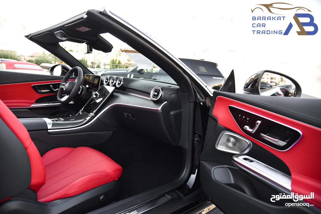 مرسيدس سي ال اي كشف نايت بكج مايلدهايبرد موديل2024 Mercedes CLE200 Convertible AMG Kit Night Package