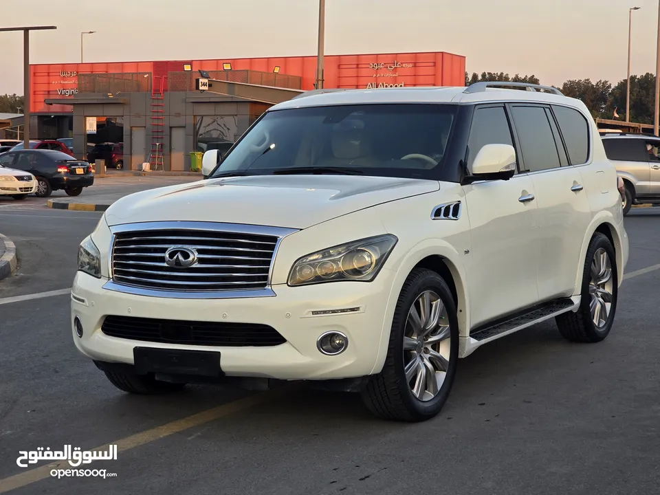 انفينيتي QX80 خليجي فل مواصفات بحاله ممتازه جاهزه للتسجيل والاستخدام