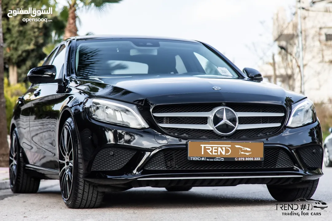 Mercedes C200 2019 Amg kit mild hybrid Night Package   السيارة وارد المانيا